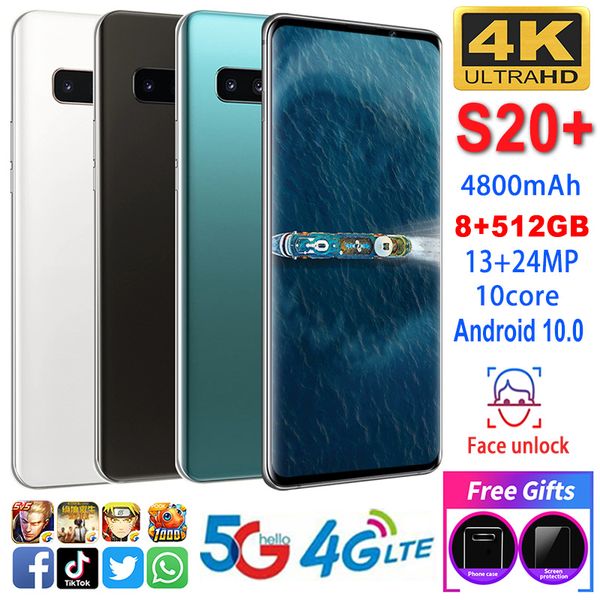 

cross-border new selling in stock 6.5-inch comprehensive large screen android domestic smart phone oem customized delivery