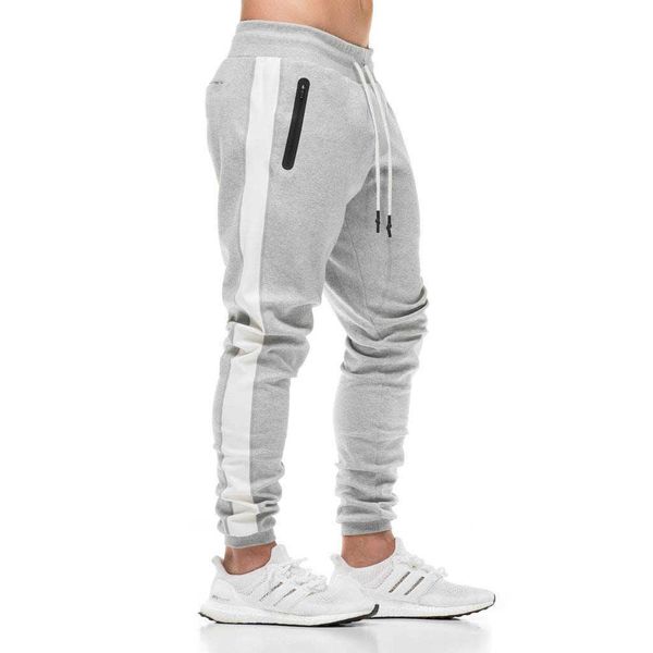 

muscle sports leisure pants color matching straight tube outdoor running equipment training fitness brother youth small leg pants, Black