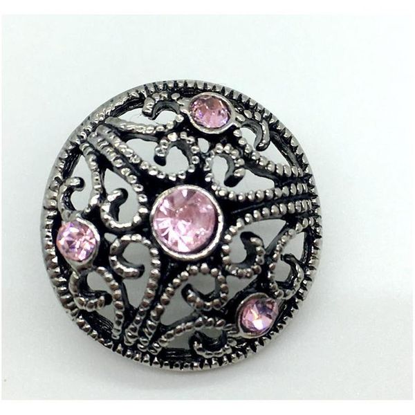 

noosa snap button rhinestone chunk charm button 18mm interchangeable hollow style jewelry for ginger snap brac wmtbpy whole2019