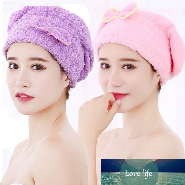 Cuffia per capelli Cuffia da doccia Bandeau Coral Velvet Cheveux Femme Adulte Gorra Mujer Gorro Ducha Serviette Cheveux Microfibre Bathing