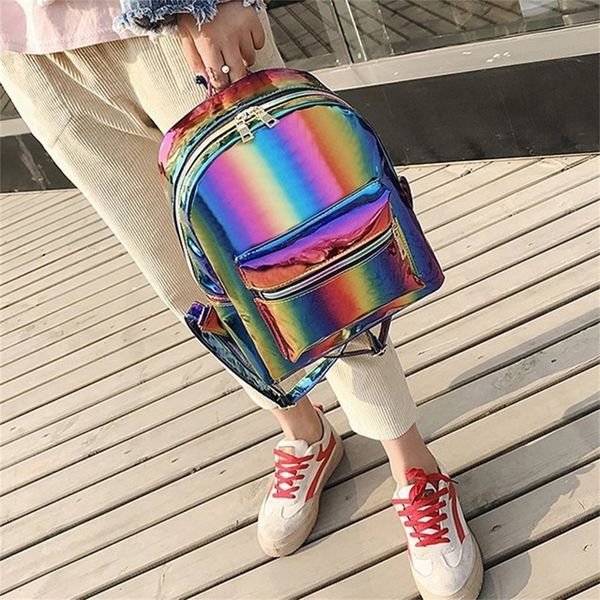 

color school backpack for girl cool design mini small women backpack shoulder bag female rucksack bagpack