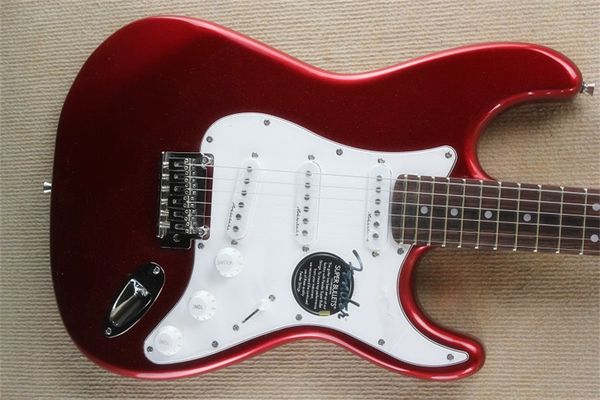 

flyoung st small double shake 22 product electric guitar metal red and white guard board can be customized and changed as required