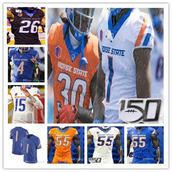 

ncaa college boise state football jerseys hank bachmeier george holani latrell caples demitri washington george tarlas stefan cobbs ashton j, Black