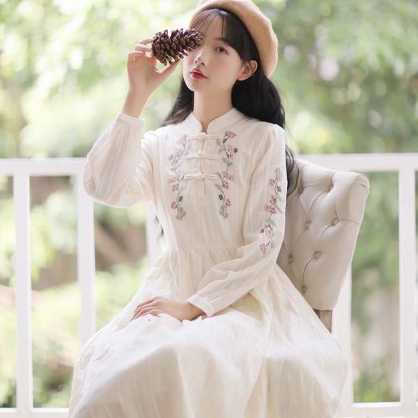 

jcwdv big new big picture all have artistic embroidery embroidered dressbutton 2020 new 2020 picture all have dress embroidery artistic embr, Black;gray