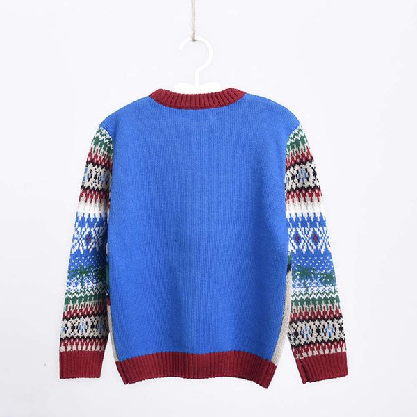 

sweater girls boys 2020 pullover children's christmas flashing lights beach elderly o42b, Blue