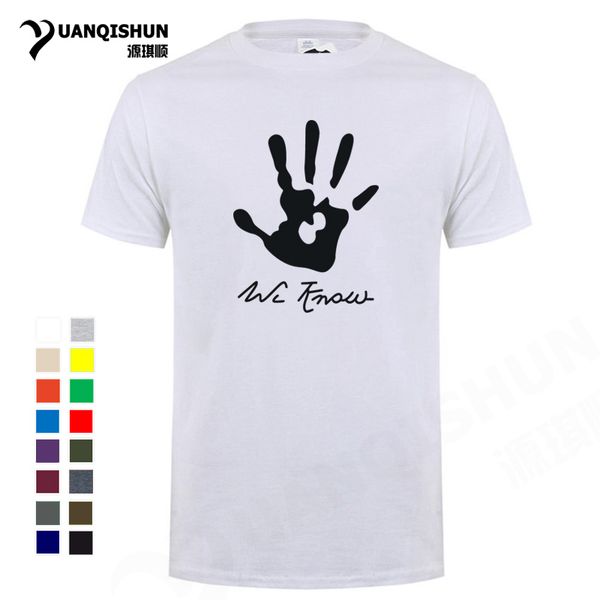 

sport we know hand print tshirt skyrim dark brotherhood hip hop style men t shirts summer fashion cotton tees