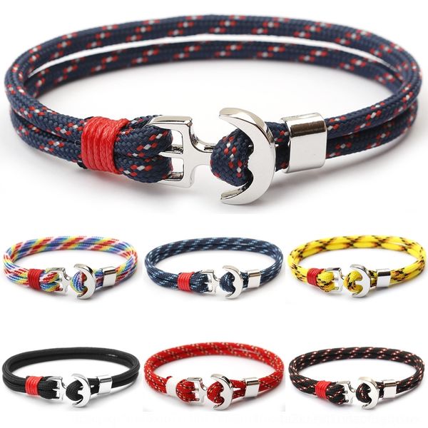 

9sitg нового браслет продажи ювелирных изделий лодки якорь 550 высокопрочного зонтик веревки тканого горячего braceletumbrella канат браслет, Golden;silver