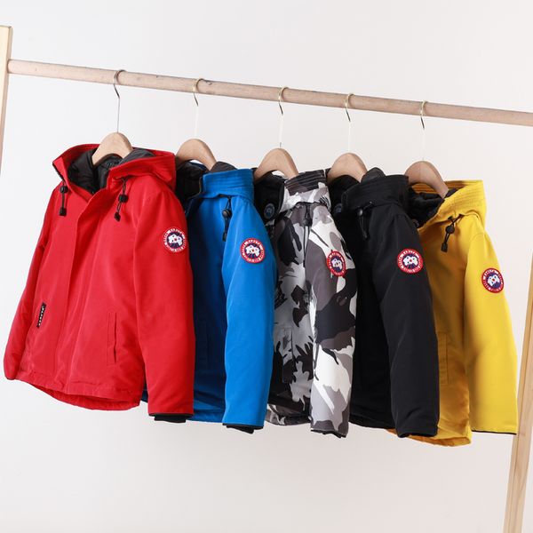 

winter clothes geese light weight children's down jackets boys big girls thickened boys' stormwear coat trend, Blue;gray