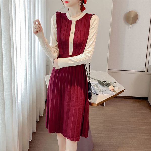 

2021 new spring and vintage autumn sweater elegant ladies around the neck dressed in women's party y262 2fbu, Black;gray