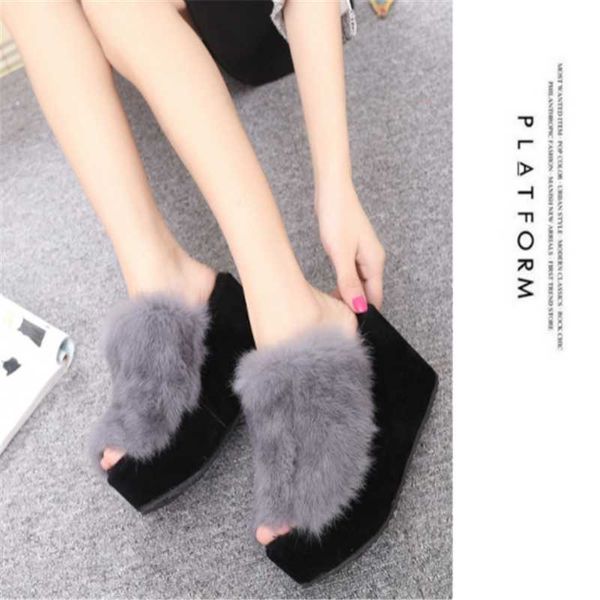 

2021 winter home style woman slipper 1577, Black