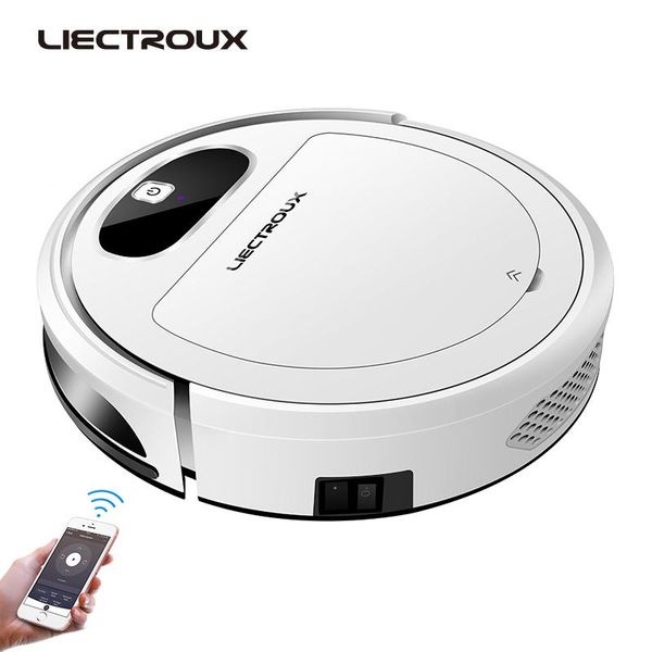 

latest liectroux 11s robot vacuum cleaner air pump water tank brushless motor, wifi, map navigation, smart memory