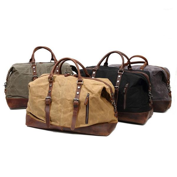 

duffel bags retro men canvas bag hand-held travel direction cloth diagonal duffel1