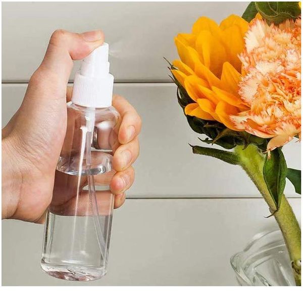 

1pcs 10/30/50/60/100ml plastic transparent empty spray bottle, used for cosmetic and skin care travel perfume atomizatio sqcspj