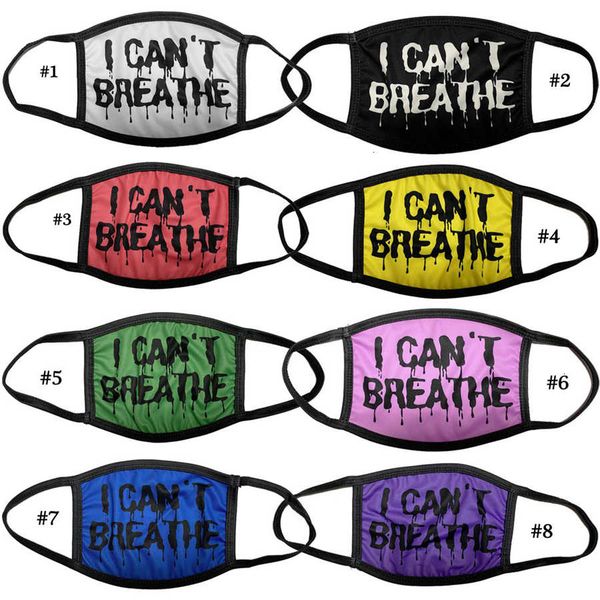 

cant breathe face can't printed i letter washable anti dust outdoor sports riding masks 200pcs ooa8067