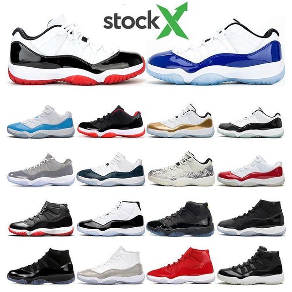 

white low 11 basktball shoes 2020 low cut bred concord navy gum legend blue 11s georgetown snakeskin cherry metallic silver men shoe cheap
