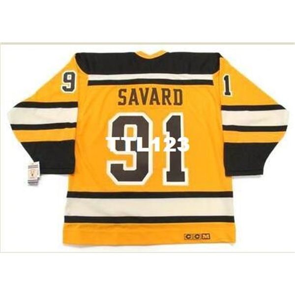 

mens #91 marc savard boston bruins 2010 ccm vintage "winter classic" hockey jersey or custom any name or number retro jersey, Black