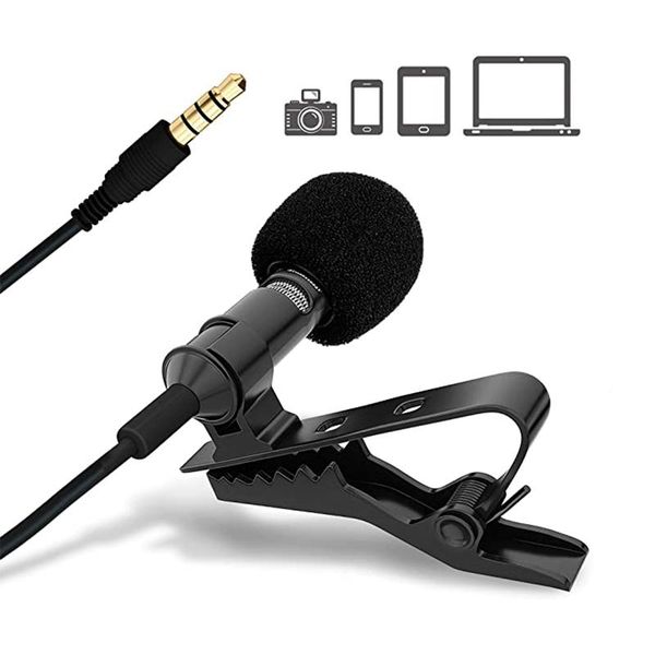 

microphones professional lavalier lapel microphone omnidirectional condenser mic for android smartphone,recording youtube