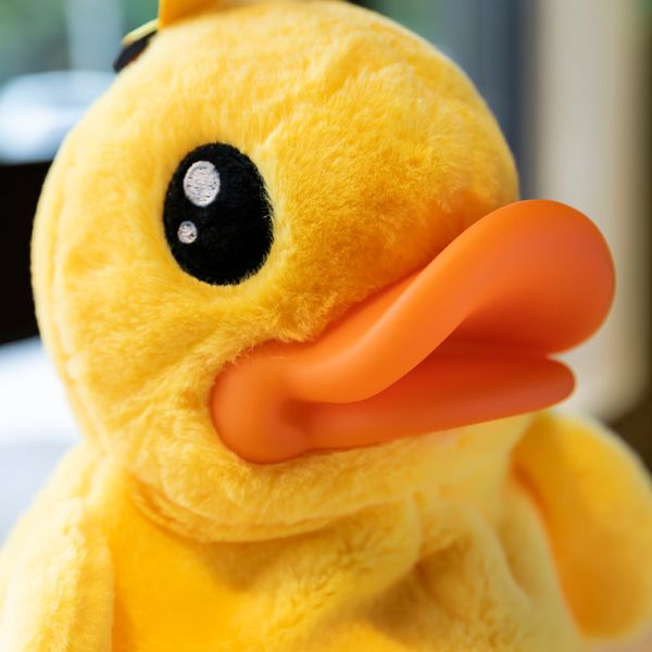

animal dolls cute little yellow duck backpack duck plush toy 2020 sell little yellow duck shoulder bag gift of the friend