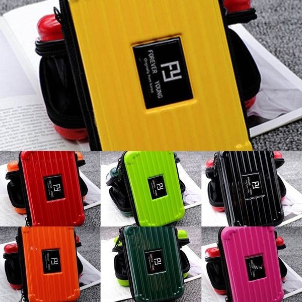 

4elqk korean pc hard case cosmetic wash waterproof fashion cosmetic storage travel multi-functional storage bag hand bag fgdyv