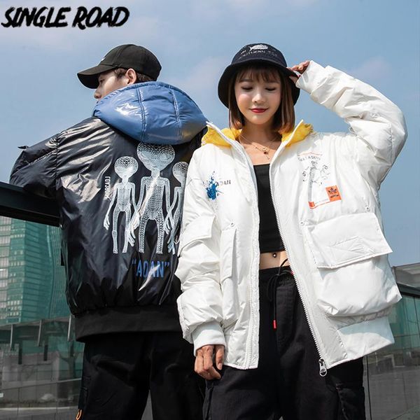 

singleroad mens down jacket men 2020 winter cargo feathers coat windproof harajuku oversized hip hop streetwear black jacket men