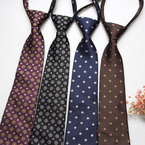 

sitonjwly men's zipper neck tie lazy ties business necktie for man skinny slim narrow bridegroom party dress wedding cravat, Blue;purple