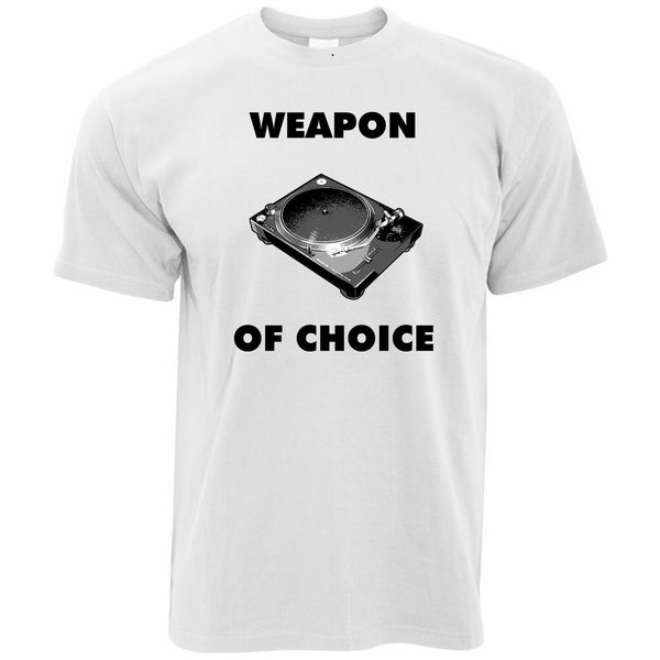 

novelty music t-shirt weapon of choice vinyl deck musicians go to tool dj cool gift personality tee shirt sport hooded sweatshirt hoodie