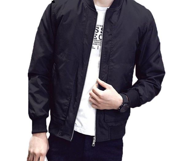 

bomber jacket men casual teenagers casual jacket bomber male fashion baseball hip hop coats slim fit coat brand clothing, Black;brown