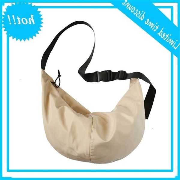 

early summer new nylon cloth korean solid color single shoulder messenger bag large capacity dumplings