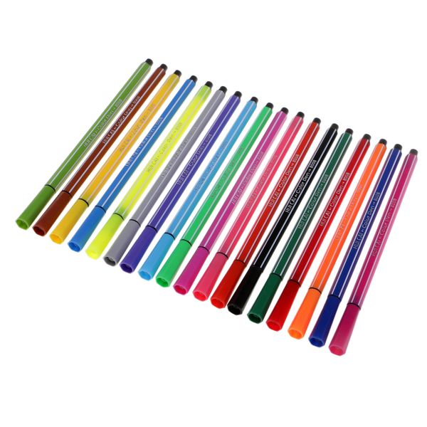 

18x акварель pen set моющийся art ручки для kid рисунок живопись канцелярские, Black
