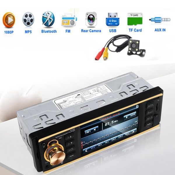 

golden black autoradio 1 din car radio 4.1 mp5 car player not touch screen stereo bluetooth auto radio camera android1
