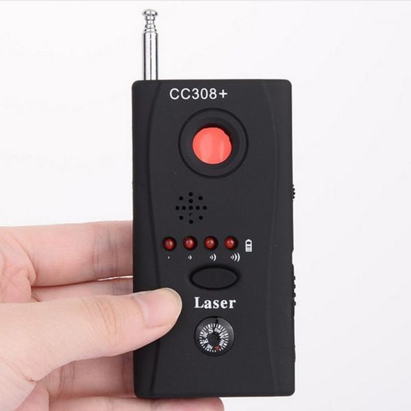 

new cc308+ anti- rf signal bug detector mini wireless camera hidden lens radio wave signal gsm device finder laser detector1