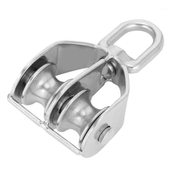 

accessories 1 pc durable practical stainless steel portable fitness pulley bearing for man adults1
