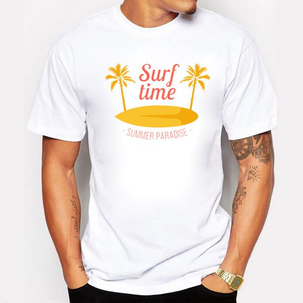 

fashion travel time men t shirt short sleeve summer paradise palm tree summer style casual tee sport hooded sweatshirt hoodie