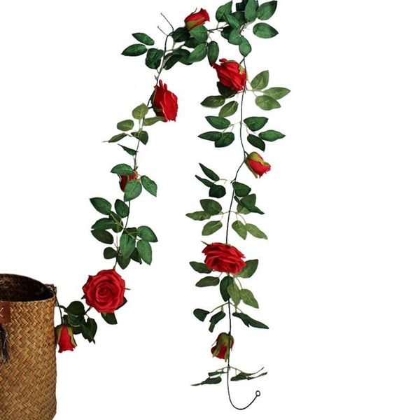 

decorative flowers & wreaths 1pc lifelike artificial vine fashion faux maple garland decor accessories pography props