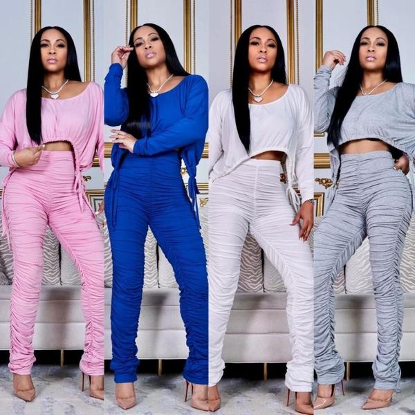 

explosive casual belted short solid color pleated pants suit, Gray