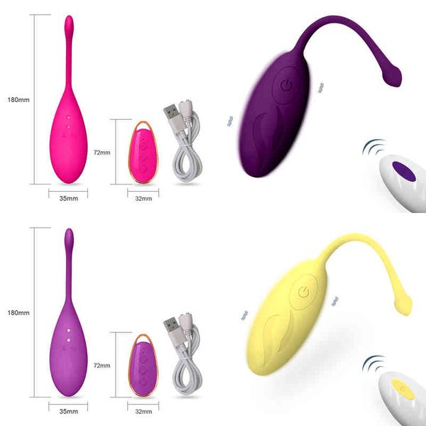 NXY Vibratoren Vibrador Remoto Inalmbrico de Ballena Para Adultos Y Parejas Masajeador Punto G Bola Vaginal Tapn Analkonsolador Juguetes 220110