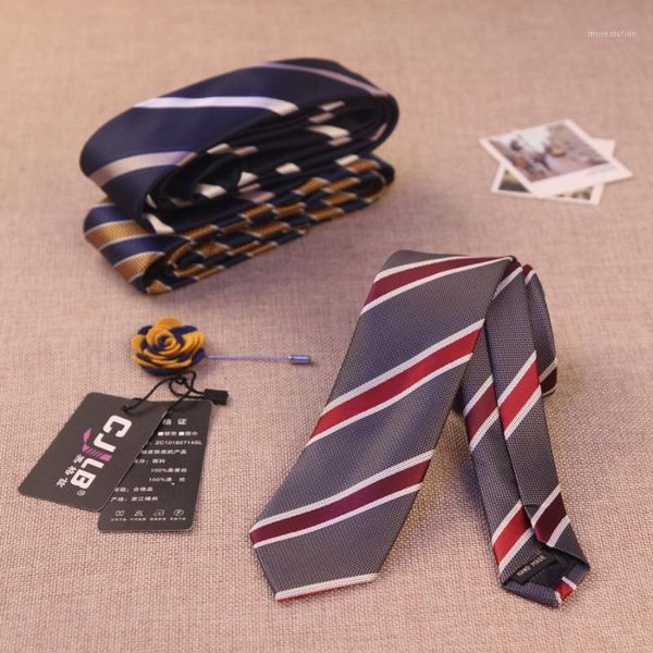 

new 6cm tie for mens adjustable striped female skinny bow tie for wedding gentlemen polyester necktie corbatas1, Blue;purple