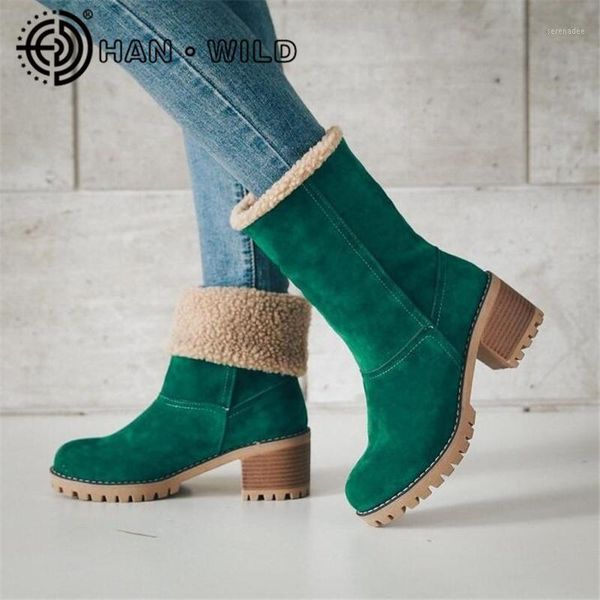 

winter snow boots for woman outdoor keep warm fur boots female waterproof short fashion ankle plus size 431, Black