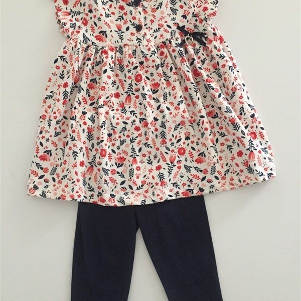 

girls kids bottom tool 100 cotton tunic leggings 422163182 1027, Red;yellow