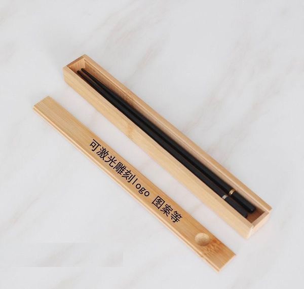 

100pcs portable natural bamboo reusable chopsticks storage box sushi food stick cho jllzmy mx_home