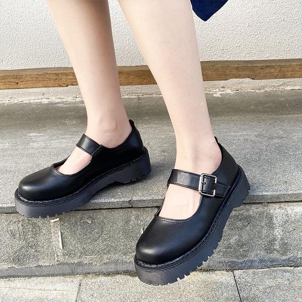 

mary jane female sandal all-match wedge beige heeled sandals 2020 summer low-heeled shoes with strap clear heels ladies, Black