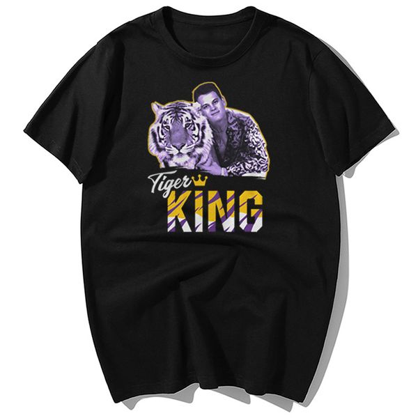 

funny the tiger king tv show joe exotic print summer 's causal shortsleeve tshirt harajuku streetwear hooded sweatshirt hoodie men t sh