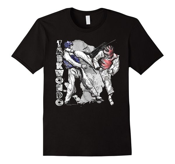 

2019 100% cotton taekwondo tshirt - practice taekwondo shirts summer tee shirt summer tee shirt sport hooded sweatshirt hoodie