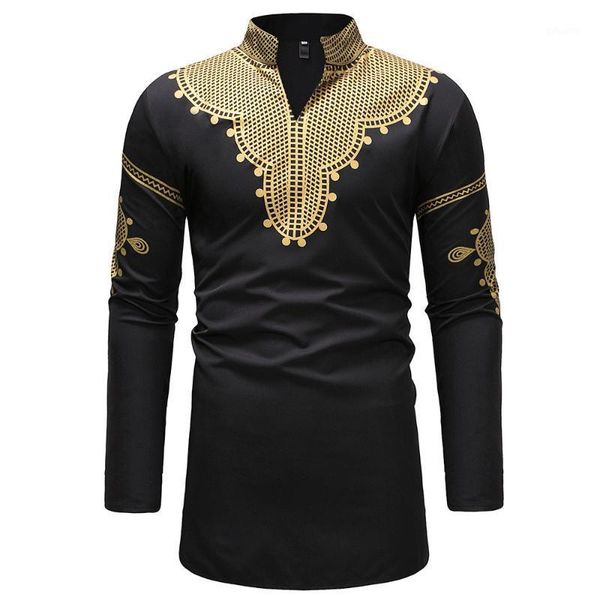 

full sleeve shirt for men roupa masculina mens outfit african men clothes 2020 riche african clothing for dashiki z03061, White;black