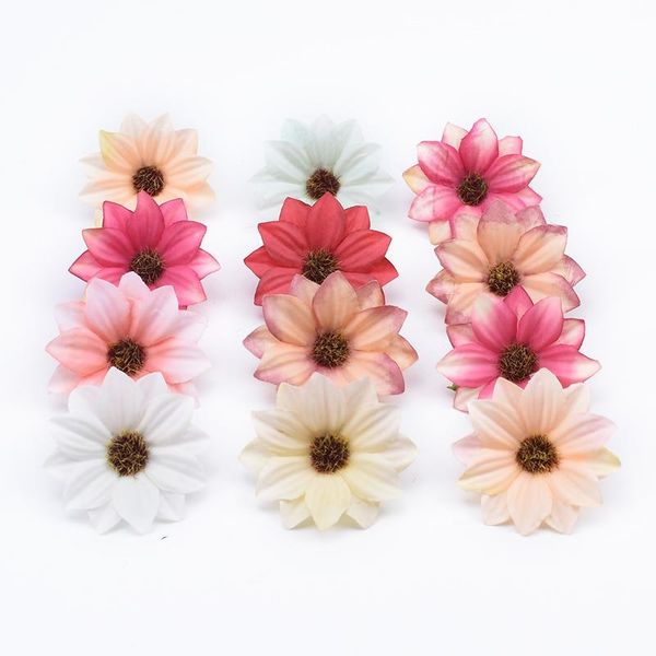 

30 50 wedding decorative flowers wreaths home decoration accessories silk sunflower diy gift candy box artificial flowers wmtwvl comb2010