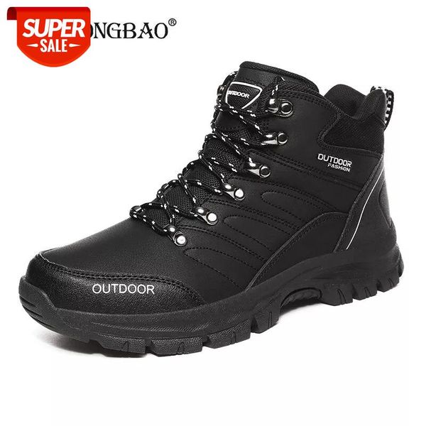 

2020 new spring autumn waterproof ankle boots breathable motorcycle boots men's sneakers fashion outdoor hiking men #j96l
