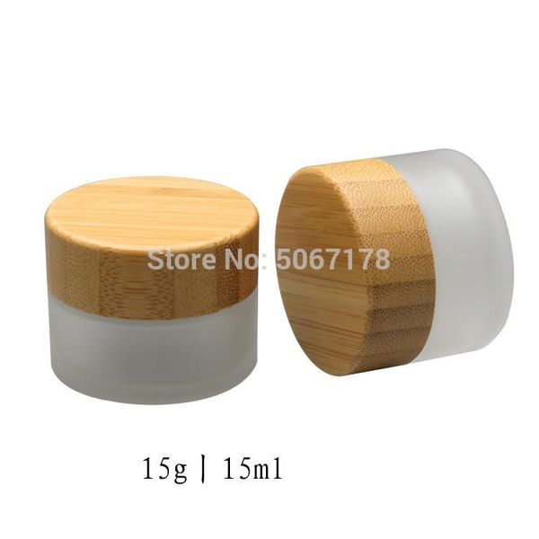 

storage bottles & jars 10pcs 15ml/15g portable refillable travel face cream lotion cosmetic container clear/frosted glass empty makeup jar b