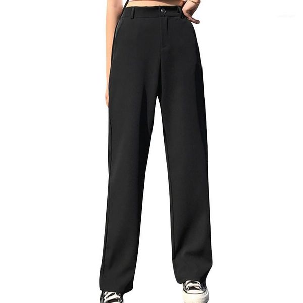 

women's pants & capris women's solid color summer korean style fashion wild casual thin loose suit fast drop 1, Black;white