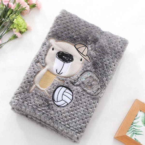 

ананас плед бархат одеяло мультфильм вышивка дети путешествия руно mesh портативный путешествия aircraft диван обложка одеяло y201009