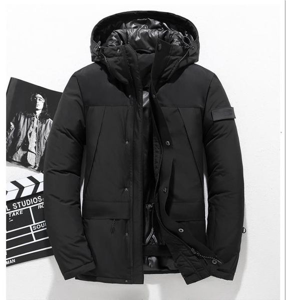 

new winter men's hoodies jacket thin and light jacket down coat m-xxxl, Black